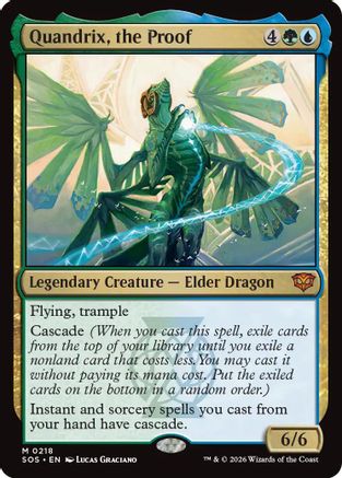 FOIL Quandrix, the Proof (SOS-218) - Secrets of Strixhaven - Magic The Gathering - Single Cards