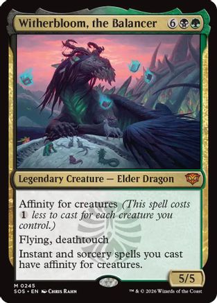 FOIL Witherbloom, the Balancer (SOS-245) - Secrets of Strixhaven - Magic The Gathering - Single Cards
