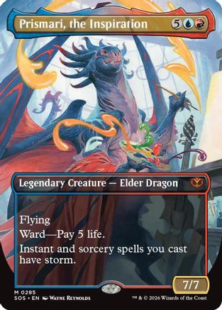 Prismari, the Inspiration (Borderless) (SOS-285) - Secrets of Strixhaven - Magic The Gathering - Single Cards
