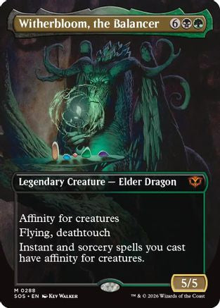 Witherbloom, the Balancer (Borderless) (SOS-288) - Secrets of Strixhaven - Magic The Gathering - Single Cards