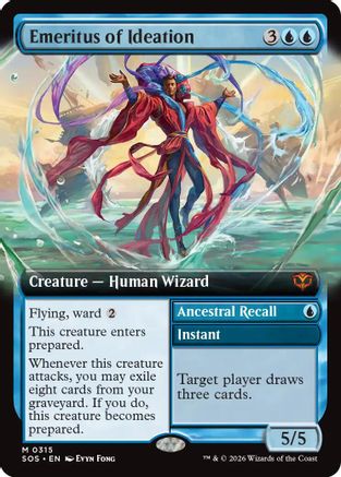 FOIL Emeritus of Ideation (Extended Art) (SOS-315) - Secrets of Strixhaven - Magic The Gathering - Single Cards