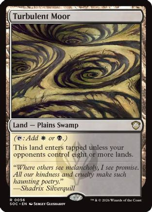 Turbulent Moor (SOC-056) - Commander: Secrets of Strixhaven - Magic The Gathering - Single Cards