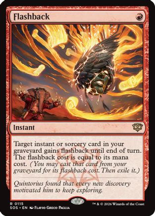 FOIL Flashback (SOS-115) - Secrets of Strixhaven - Magic The Gathering - Single Cards