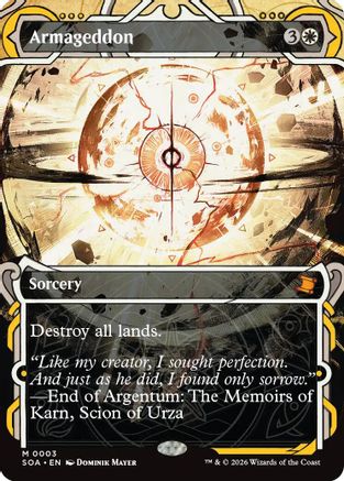 FOIL Armageddon (SOA-003) - Secrets of Strixhaven: Mystical Archive - Magic The Gathering - Single Cards
