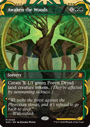 Awaken the Woods (SOA-049) - Secrets of Strixhaven: Mystical Archive - Magic The Gathering - Single Cards