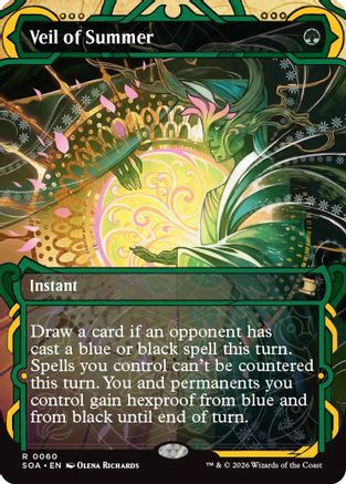 Veil of Summer (SOA-060) - Secrets of Strixhaven: Mystical Archive - Magic The Gathering - Single Cards