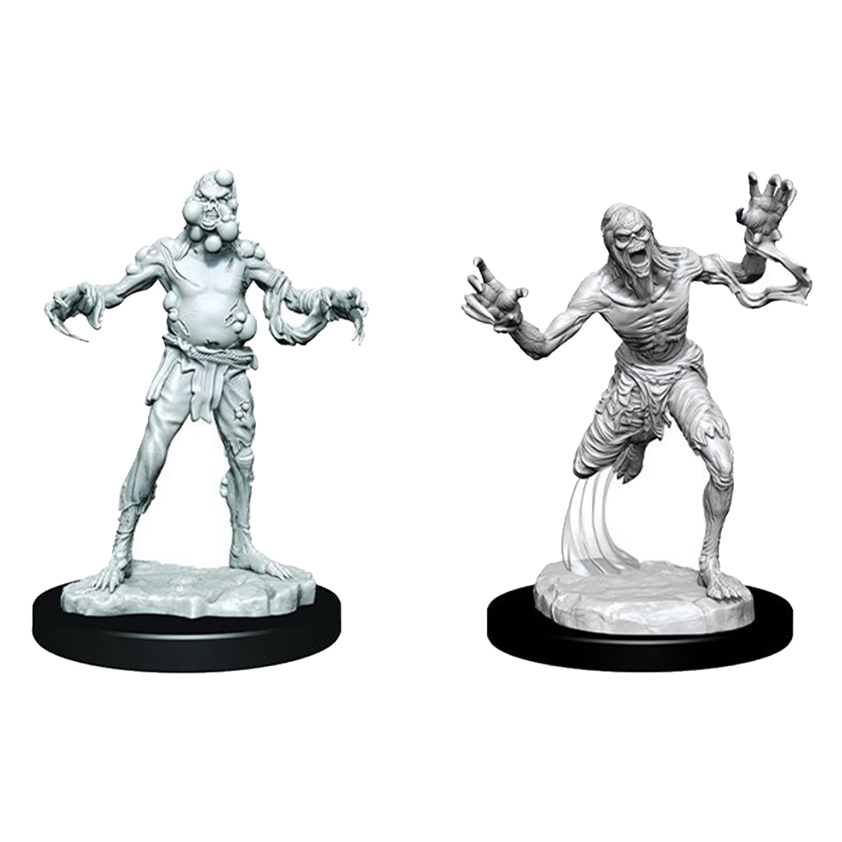 Critical Role Unpainted Miniatures Husk Zombies 2ct - Miniatures