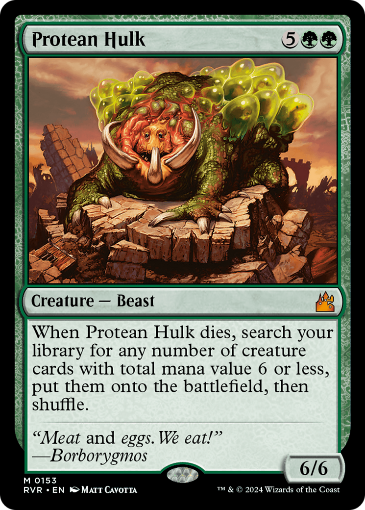 Protean Hulk (RVR-153) - Ravnica Remastered - Magic The Gathering - Single Cards