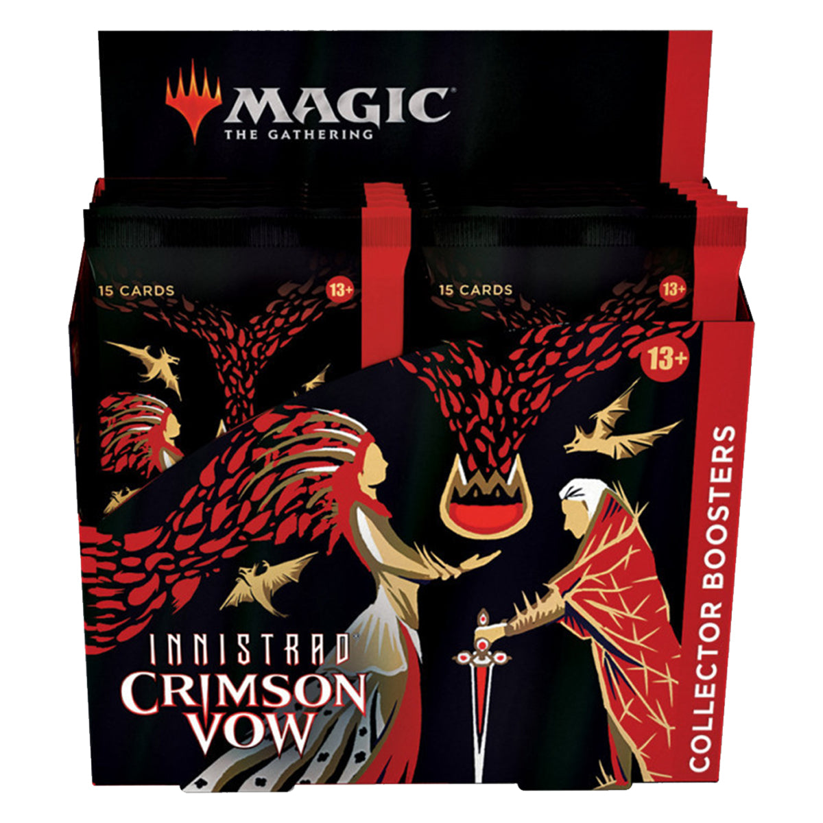 Magic Innistrad Crimson Vow Collector Booster Box MTG - Trading Card Games