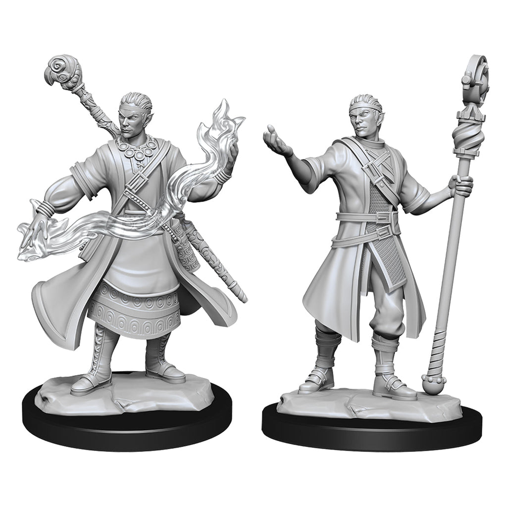 D&D Nolzurs Marvelous Unpainted Miniatures Half-Elf Wizard Male - Miniatures - 3
