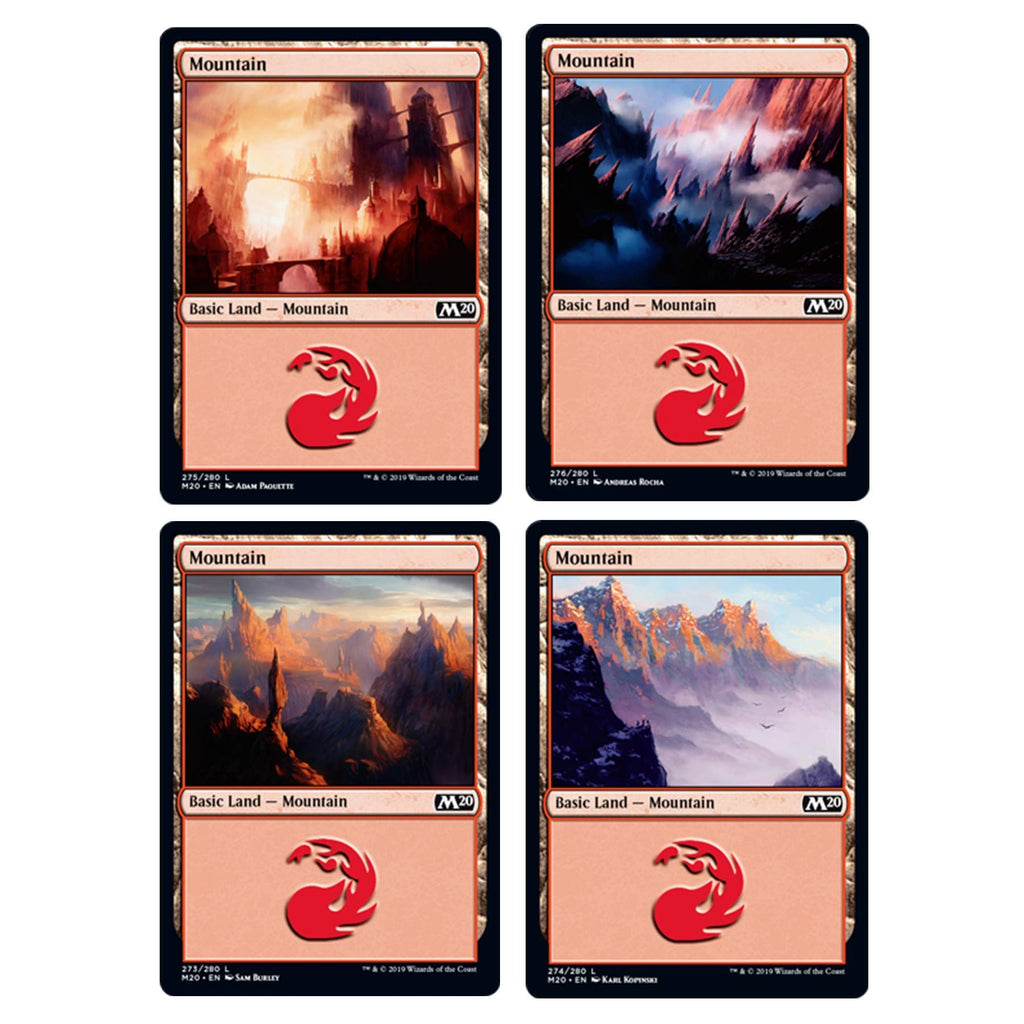 Magic The Gathering Core Set Land Station (400 Cards) , Black, 13+ years - 3