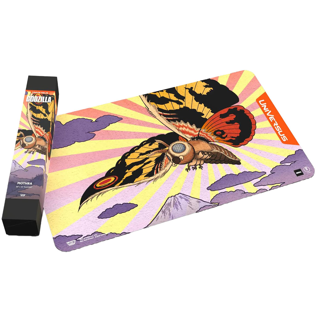 UniVersus Godzilla Challenger Series - Mothra Playmat - 24 x 14 Neoprene Mat, Tabletop Card Game Accessory, UVS Games, Officially Licensed - 6