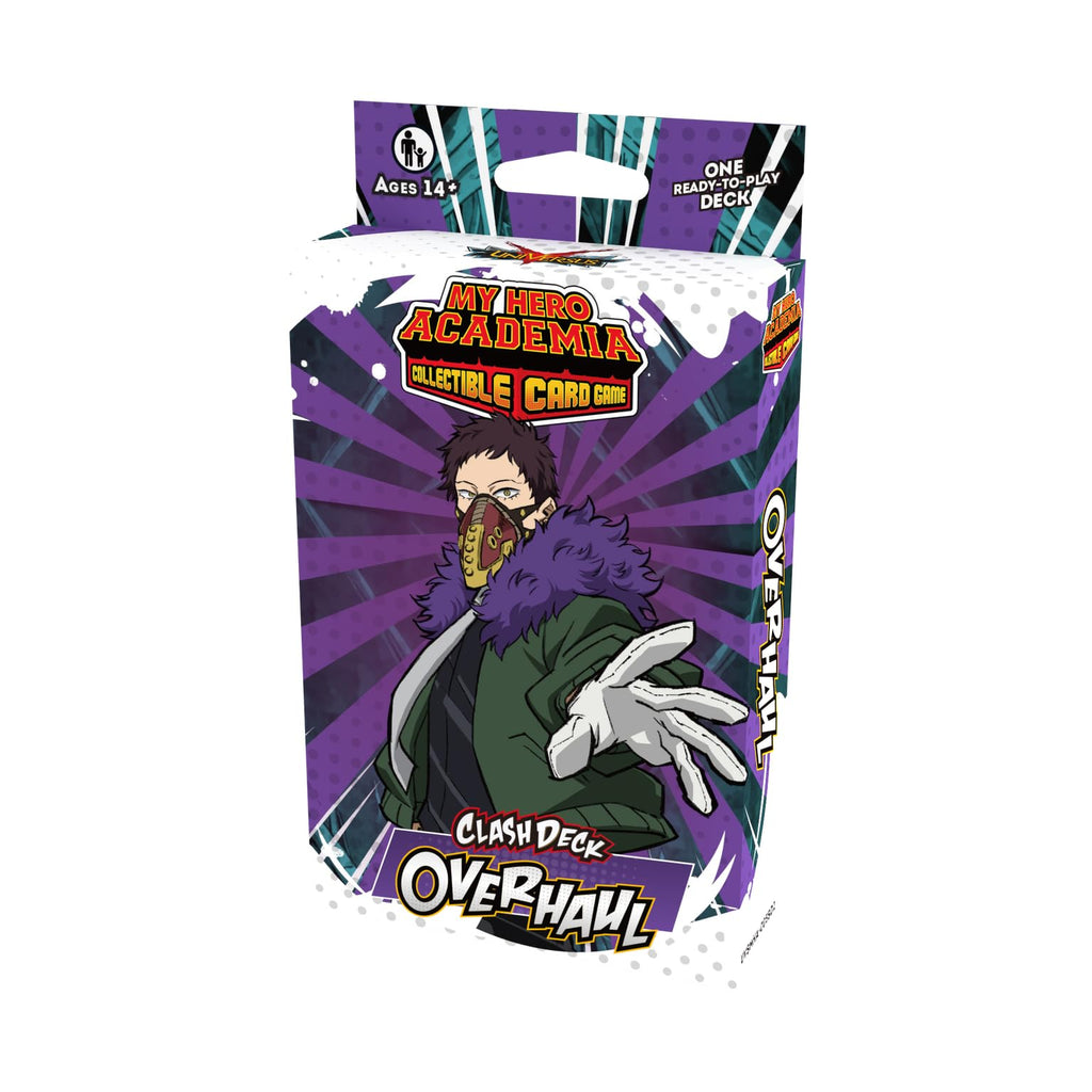 My Hero Academia Collectible Card Game Series 5: Clash Deck Overhaul - Ready to Play Out of The Box, 51 Card Deck & Playmat, MHA - 5