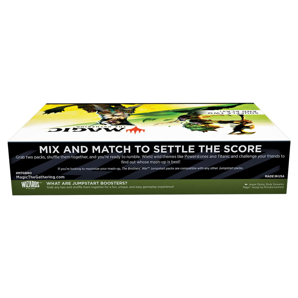 Magic: The Gathering The Brothers’ War Jumpstart Booster Box | 18 Packs (360 Magic Cards) - 4