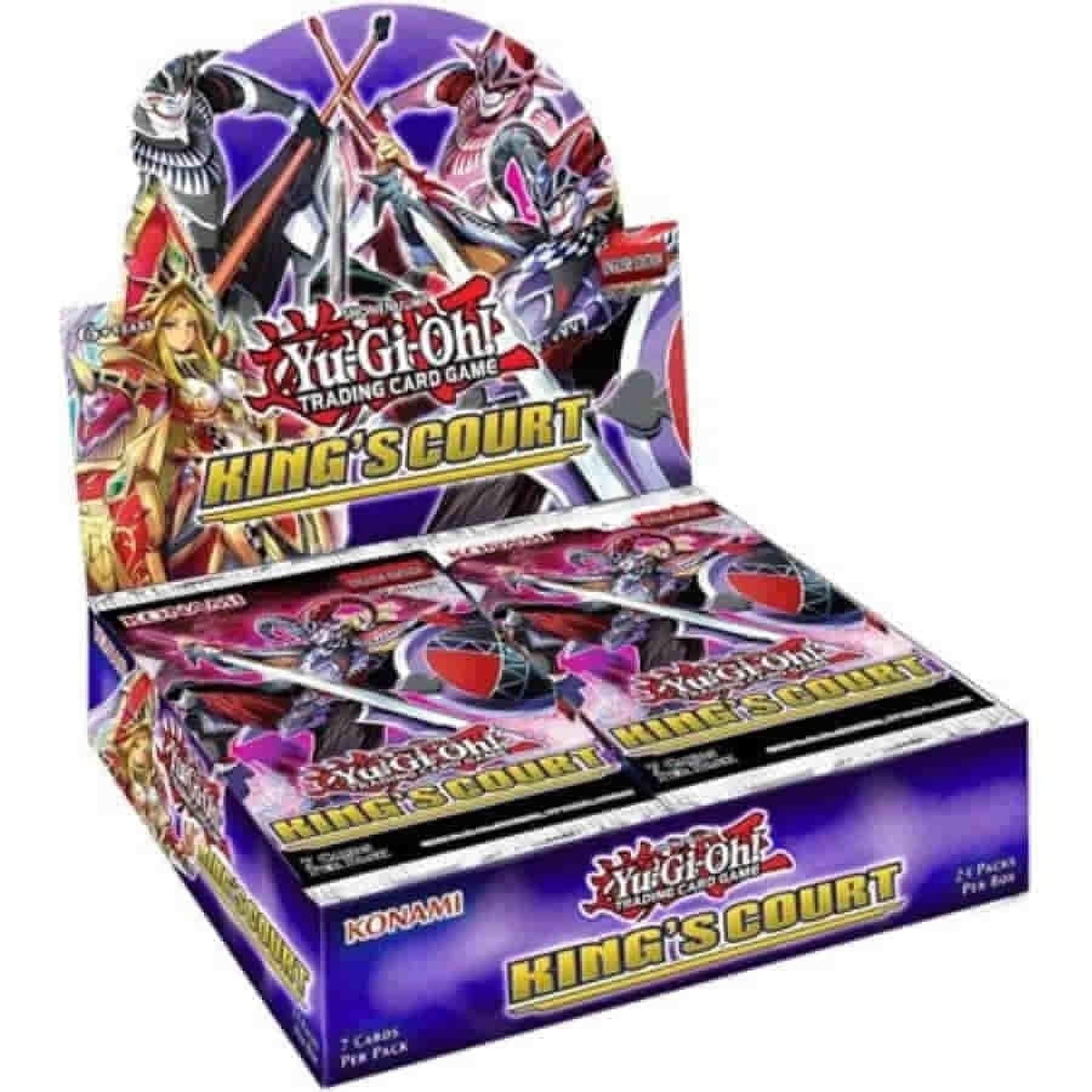 YuGiOh King's Court Booster Box (24 Packs, 7 Cards per Pack) - 2