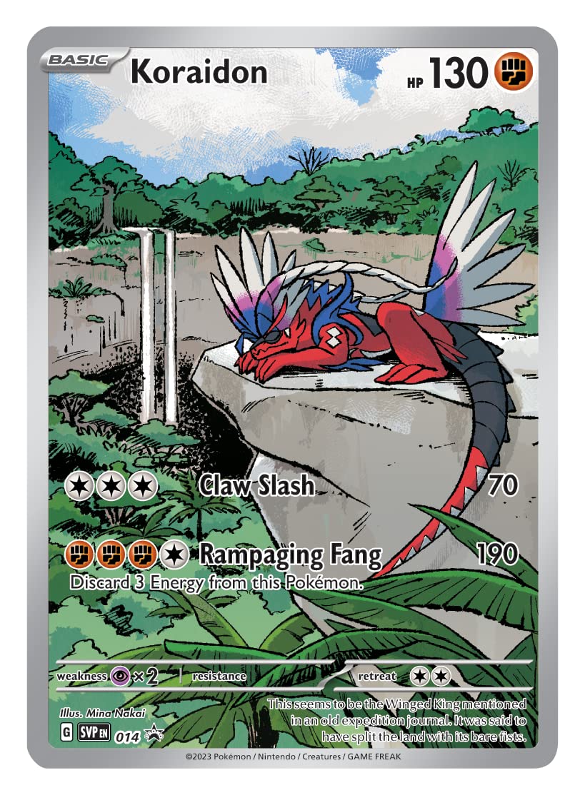 Pokemon TCG: Scarlet and Violet Elite Trainer Box - Koraidon Red (1 Full Art Promo Card, 9 Boosters and Premium Accessories) - 3