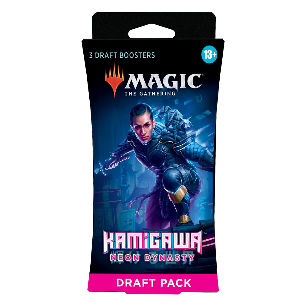 Magic: The Gathering Kamigawa: Neon Dynasty 3-Booster Draft Pack | 45 Magic Cards - 2