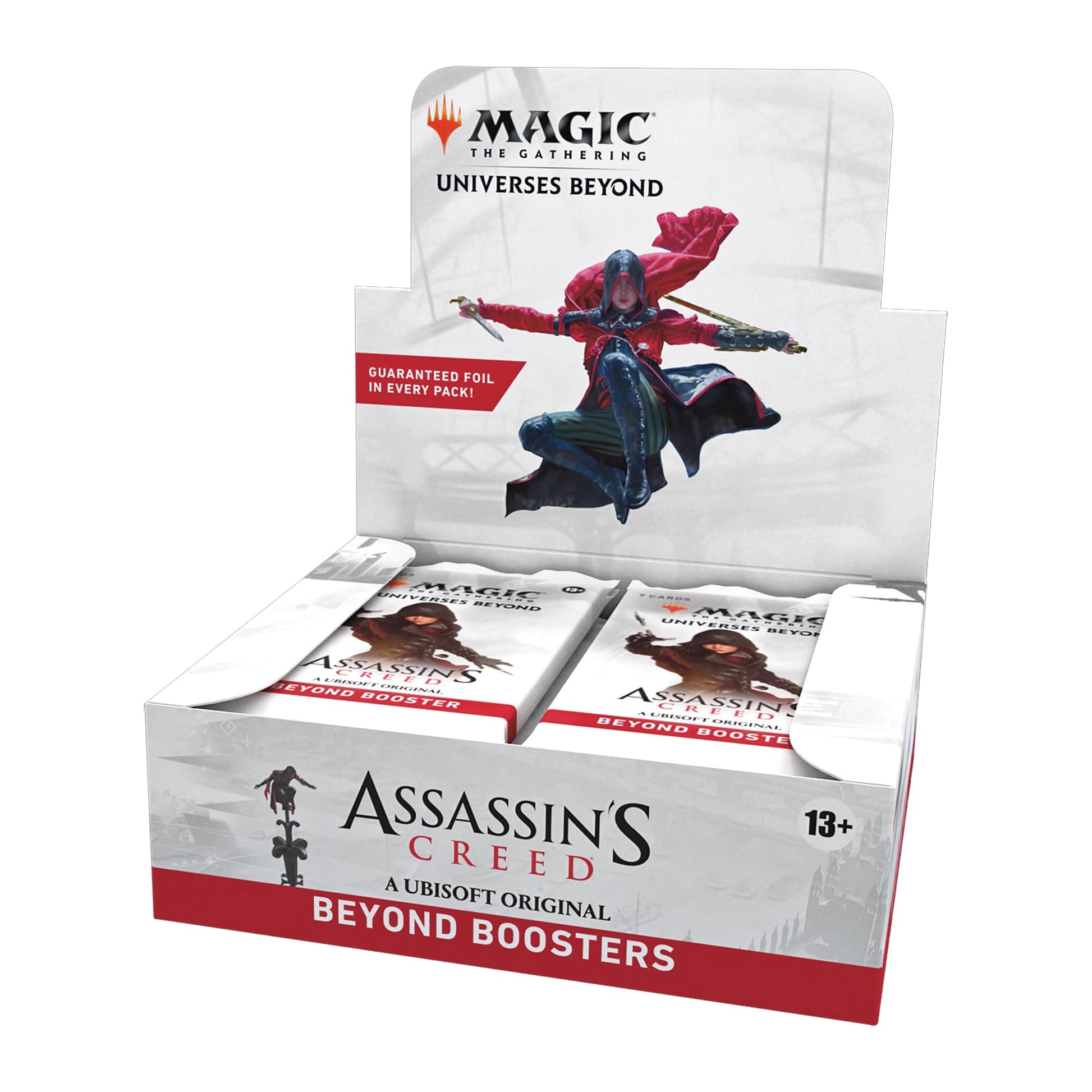 Magic: The Gathering Assassin's Creed Infinity Booster Box | 24 Infinite Booster Packs (7 Cards in Each Booster) | Trading Card Game for Players 13+