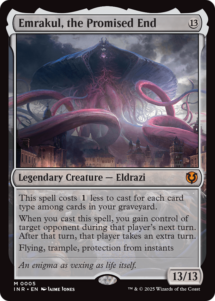 FOIL Emrakul, the Promised End (INR-005) - Innistrad Remastered - Magic The Gathering - Single Cards