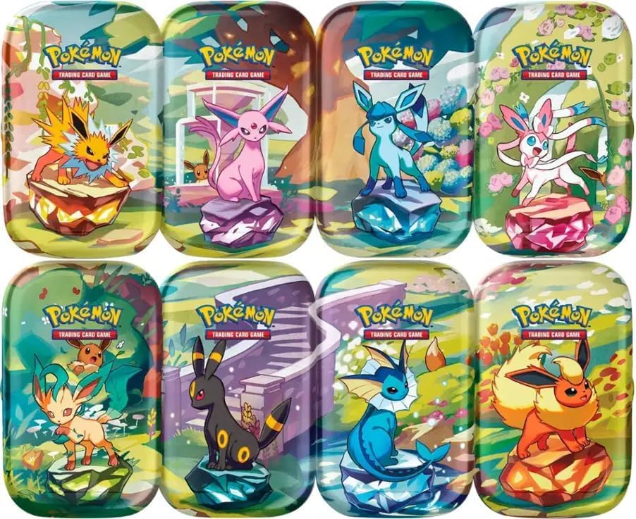 Pokemon TCG Scarlet & Violet 8.5 Prismatic Evolutions Mini Tin - 1 Random Art - 7
