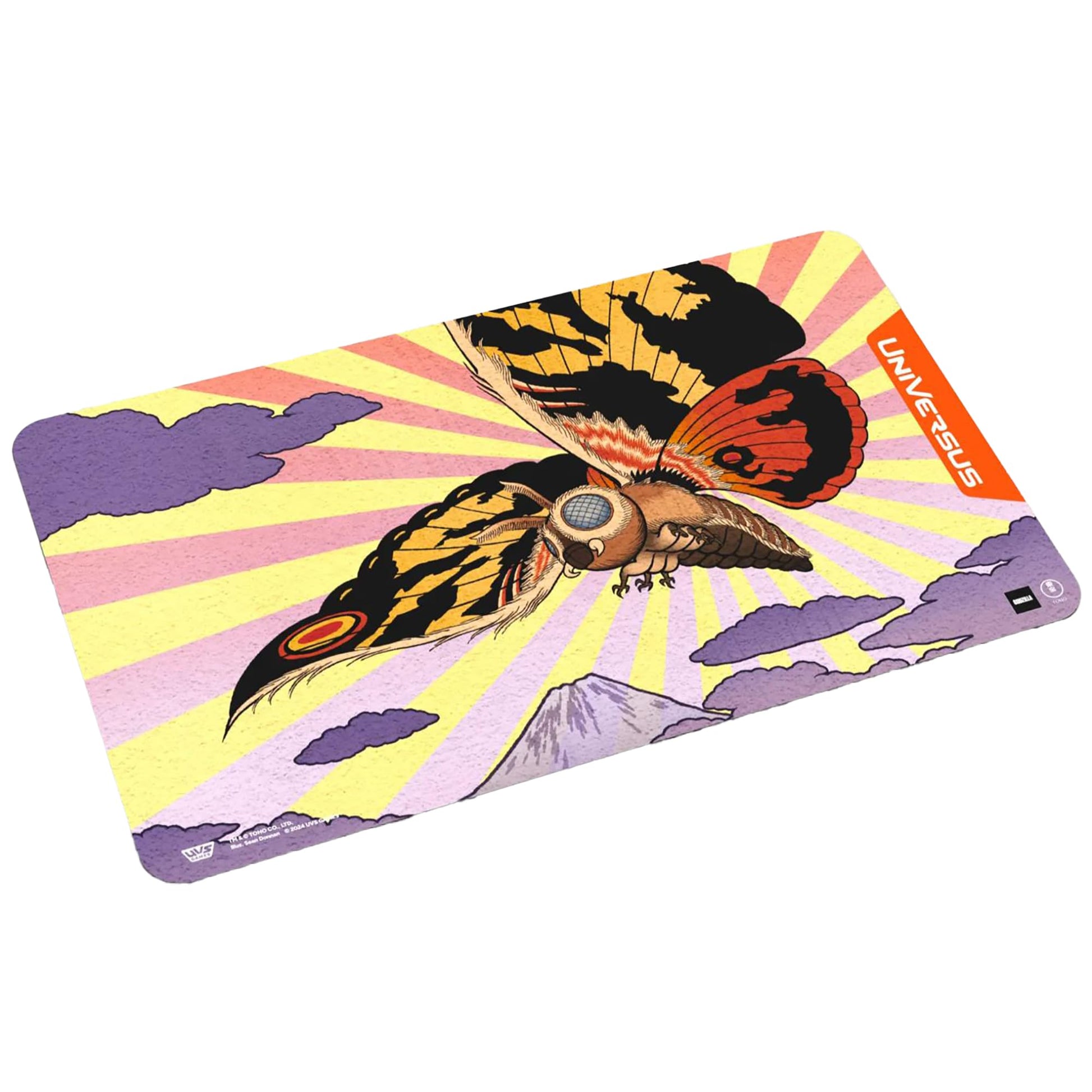 UniVersus Godzilla Challenger Series - Mothra Playmat - 24 x 14 Neoprene Mat, Tabletop Card Game Accessory, UVS Games, Officially Licensed - 4