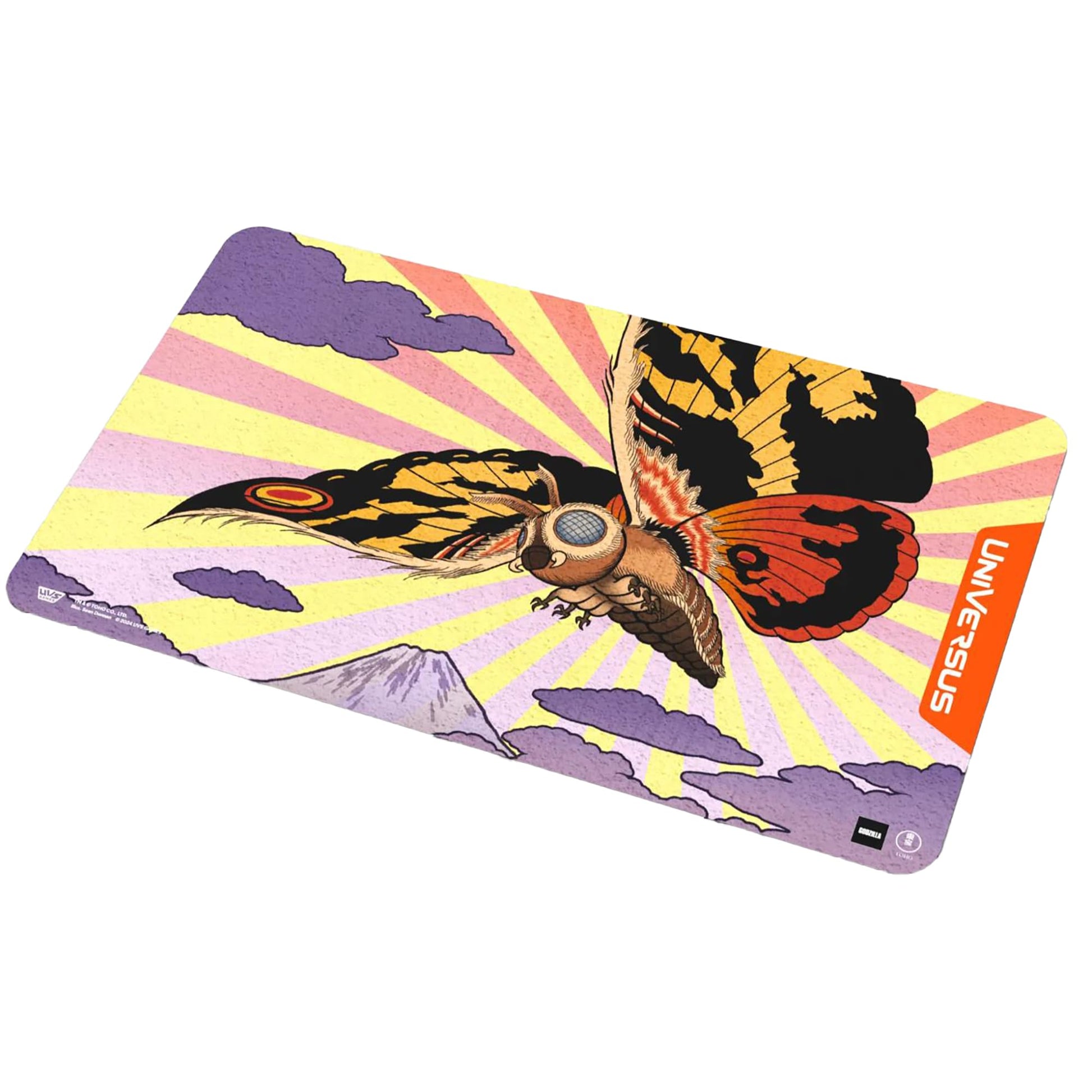 UniVersus Godzilla Challenger Series - Mothra Playmat - 24 x 14 Neoprene Mat, Tabletop Card Game Accessory, UVS Games, Officially Licensed - 5