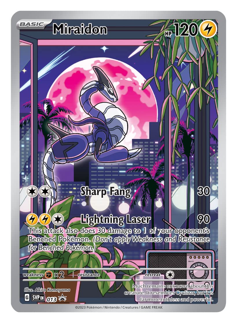 Pokémon TCG: Scarlet and Violet Elite Trainer Box - Miraidon Purple (1 Full Art Promo Card, 9 Boosters and Premium Accessories) - 4