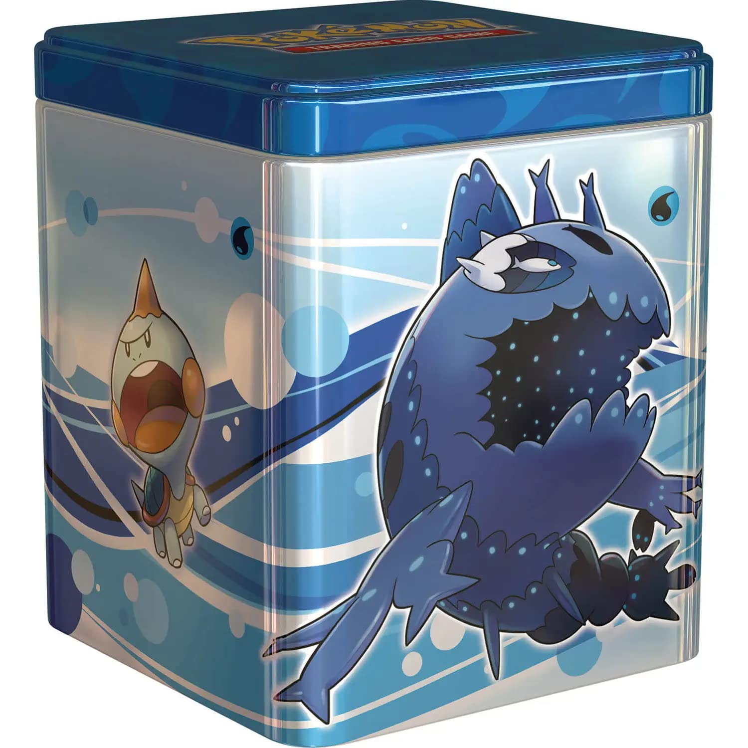 Pokemon TCG: Water Stacking Tin (3 Booster Packs & Coin) - 4