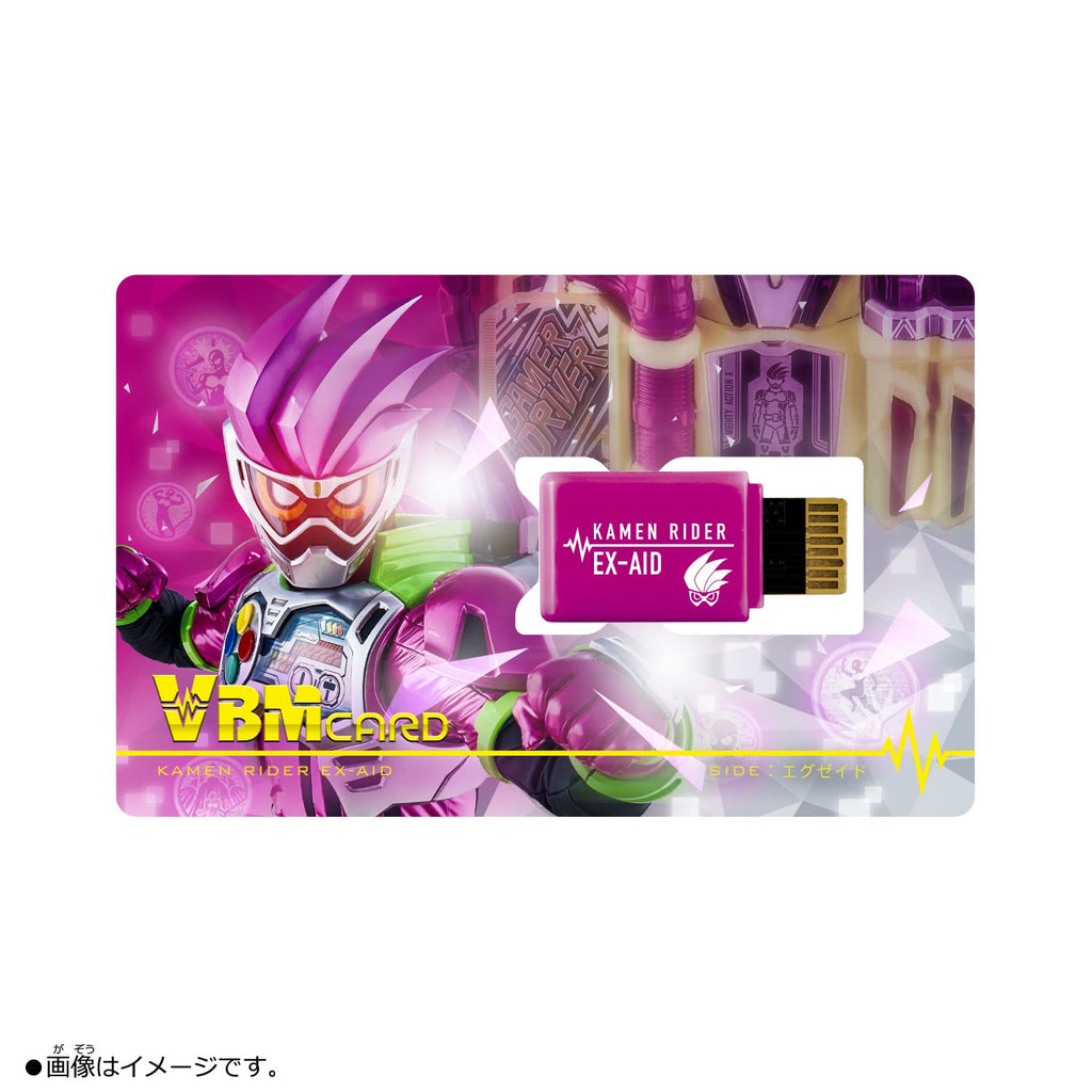 VBM Card Set Kamen Rider vol.2 Kamen Rider Ex-Aid Side: Ex-Aid & Side: Genm Vital Bracelet Characters Masked Rider - 6