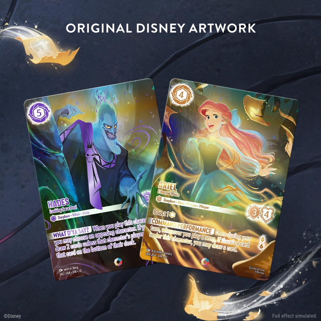 Ravensburger Disney Lorcana TCG: Whispers in The Well Assorted Single Booster Pack (12 Cards) - Collectible Trading Cards - Ideal for Disney Fans & TCG Players - Ages 8+ - 4