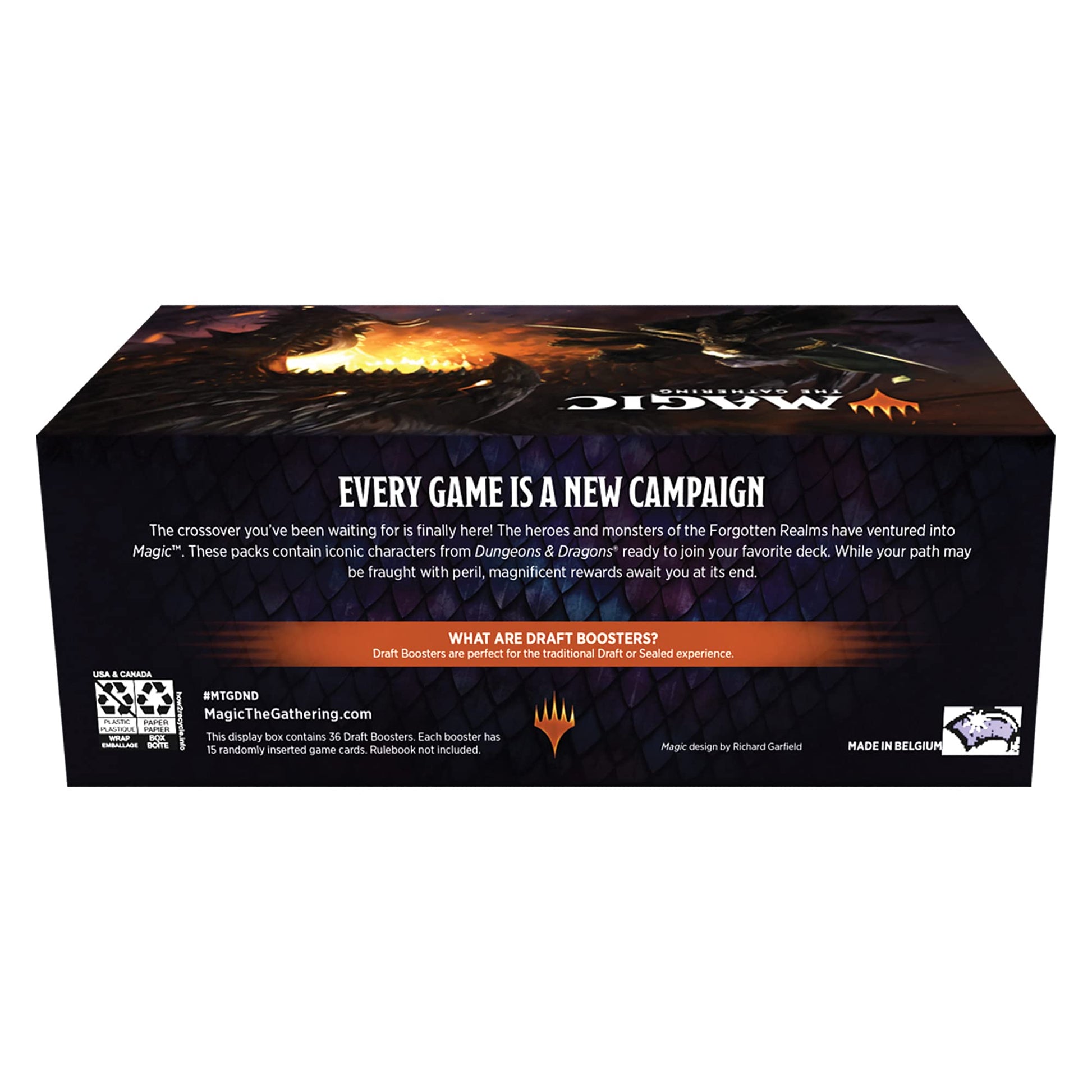 Magic: The Gathering Adventures in the Forgotten Realms Draft Booster Box | 36 Packs (540 Magic Cards) - 4