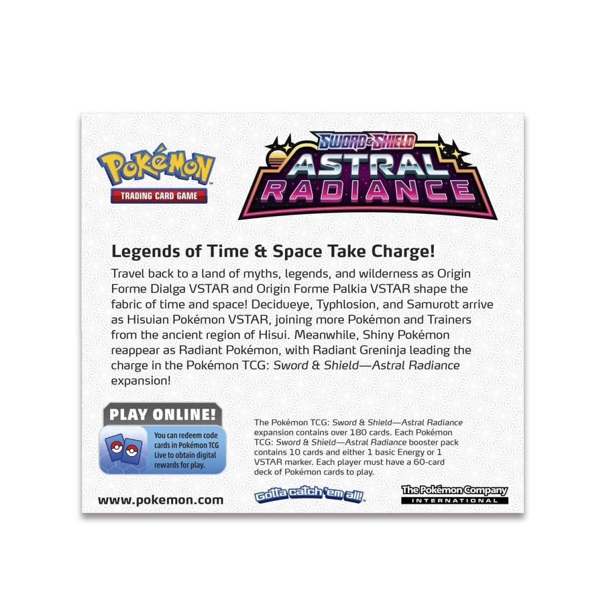 Pokemon TCG: Sword & Shield Astral Radiance 4 Booster Packs - 2