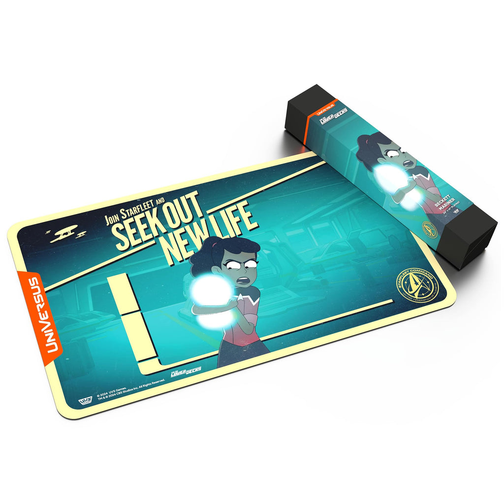 UniVersus: Star Trek: Lower Decks - Beckett Mariner Playmat - 24 x 14 Neoprene Mat, Tabletop Card Game Accessory, UVS Games, Officially Licensed - 4