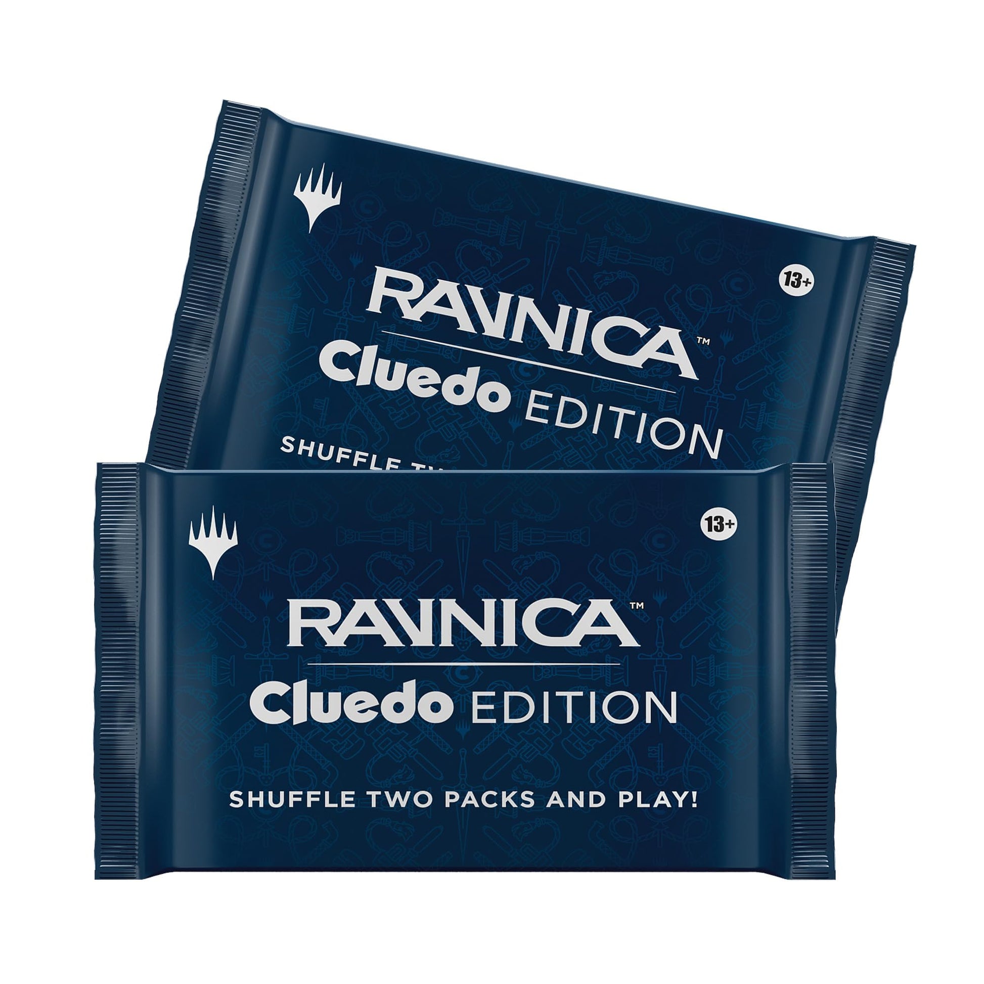 Magic: The Gathering Ravnica: Cluedo Edition - 3-4 player themed murder riddle card game (including 8 game-ready boosters, 21 proof cards, 1 Foil Shock Land Card and Detective Game Accessories) - 3