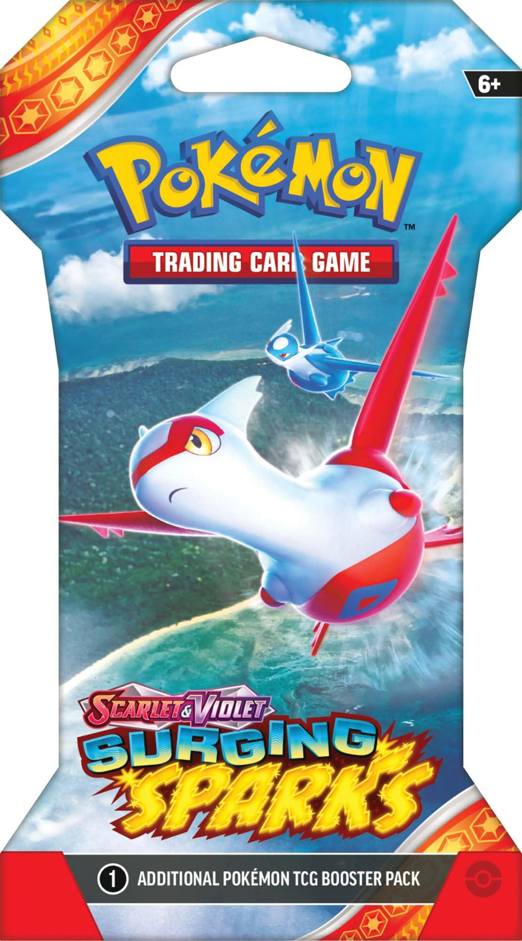 Pokemon TCG Surging Spark – Single Booster Pack – Pack Art May Vary - 10 Cards - 3