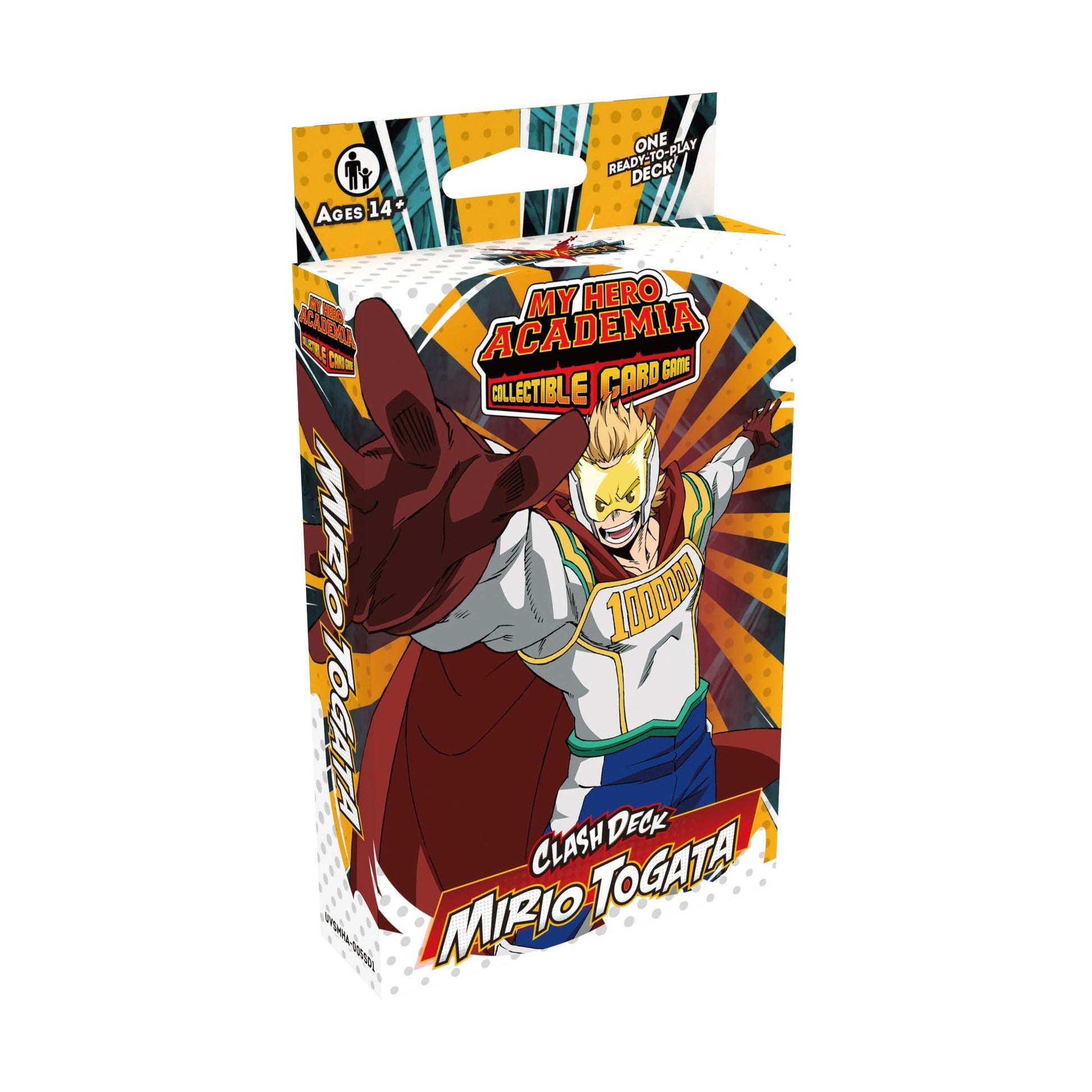 Starter Set My Hero Academia Collectible Card Game Series 5: Clash Deck Mirio Togata - Ready to Play Out of The Box, 51 Card Deck & Playmat, MHA - 7