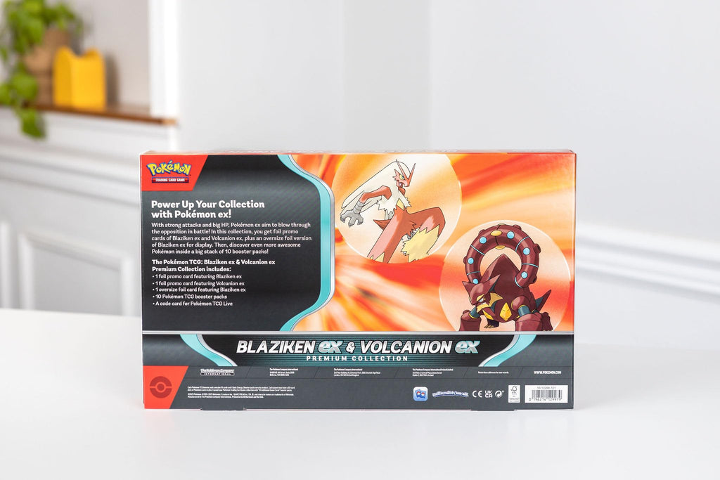 Pokémon TCG: Blaziken ex & Volcanion ex Premium Collection - 2025 Amazon Holiday Exclusive - 2