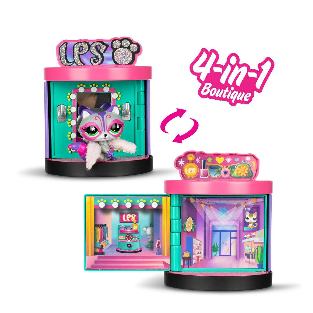 Littlest Pet Shop Sweet and Style 4-in-1 Gift Box - Pack of 3 Animals, 15 Accessories, 1 Card, 1 Code Roblox - Mini Collectible Animal Figurines - Children's Toy 4 Years and Above - BF00722 - 5