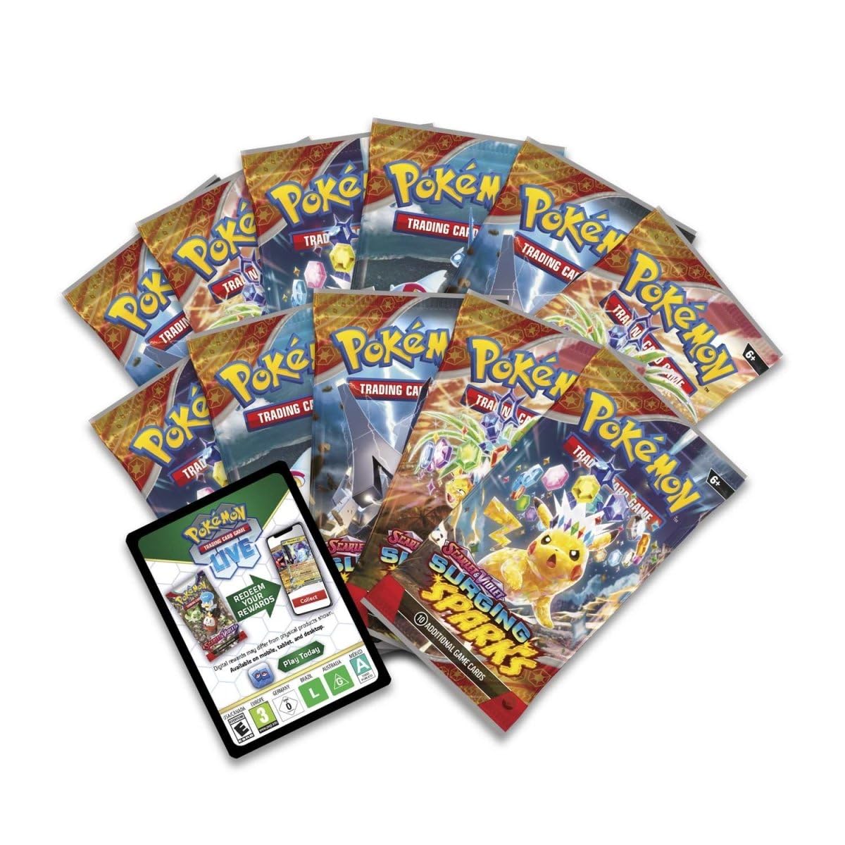 Pokemon TCG: Scarlet & Violet-Surging Sparks Pokemon Center Elite Trainer Box - 7