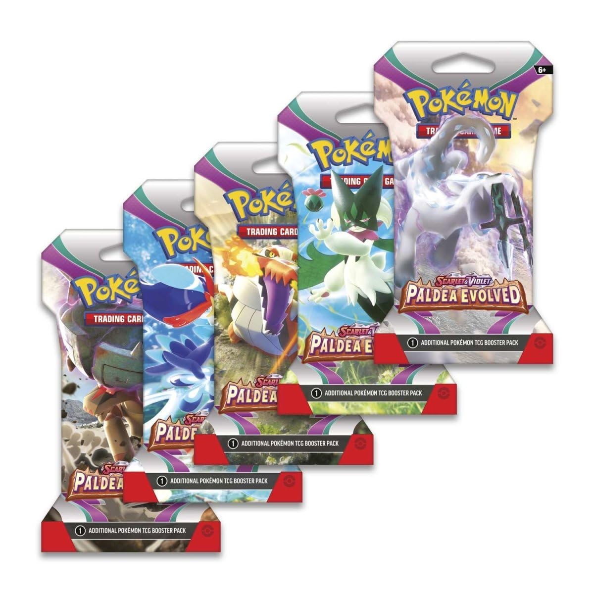 Pokemon TCG: Scarlet & Violet-Paldea Evolved - 8 Sleeved Booster Packs - 2