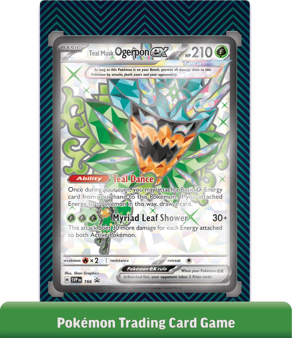 Pokémon TCG: Ogerpon ex Premium Collection (3 Foil Cards & 6 Boosters) - 3