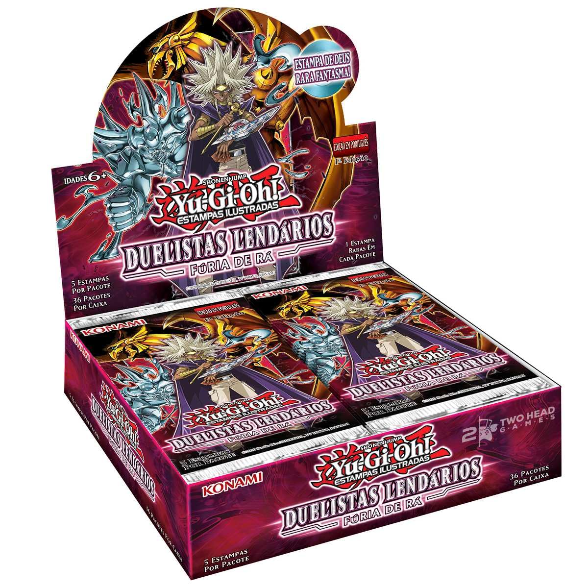 Konami Legendary Duelists: Rage of Ra Booster Box 1st Edition (36 Packs) - 2