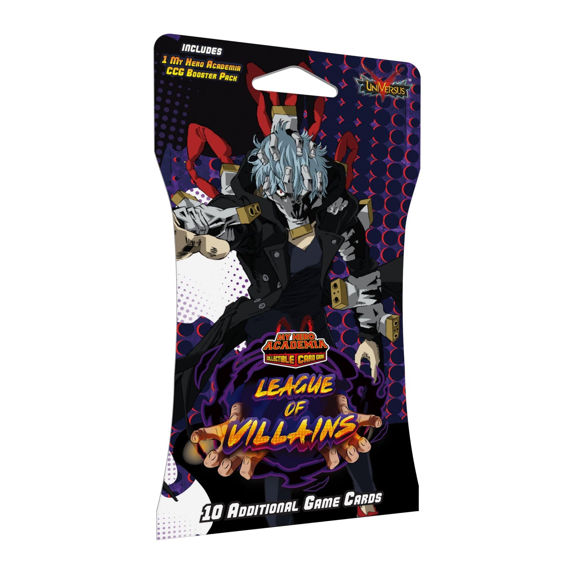 My Hero Academia Collectible Card Game Set 4: League of Villains Booster Pack - Individual Expansion Pack with 10 Additional Game Cards - 5