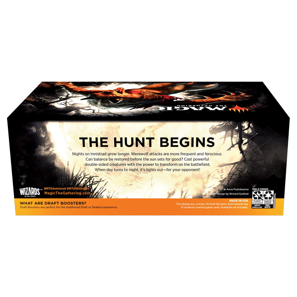 Magic: The Gathering Innistrad: Midnight Hunt Draft Booster Box | 36 Packs (540 Magic Cards) - 4