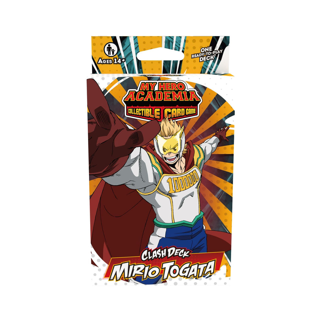 Starter Set My Hero Academia Collectible Card Game Series 5: Clash Deck Mirio Togata - Ready to Play Out of The Box, 51 Card Deck & Playmat, MHA