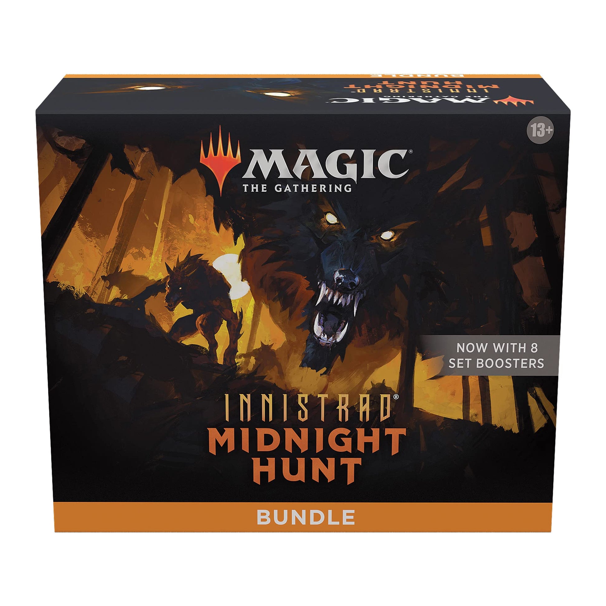 Magic: The Gathering Innistrad: Midnight Hunt Bundle | 8 Set Boosters + Accessories - 3