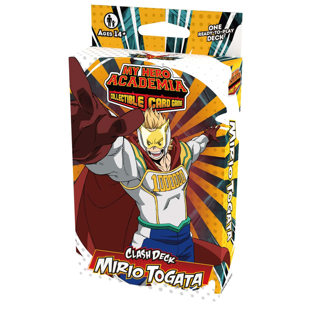 Starter Set My Hero Academia Collectible Card Game Series 5: Clash Deck Mirio Togata - Ready to Play Out of The Box, 51 Card Deck & Playmat, MHA - 2