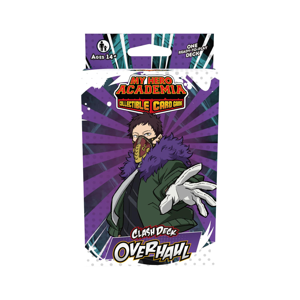 My Hero Academia Collectible Card Game Series 5: Clash Deck Overhaul - Ready to Play Out of The Box, 51 Card Deck & Playmat, MHA