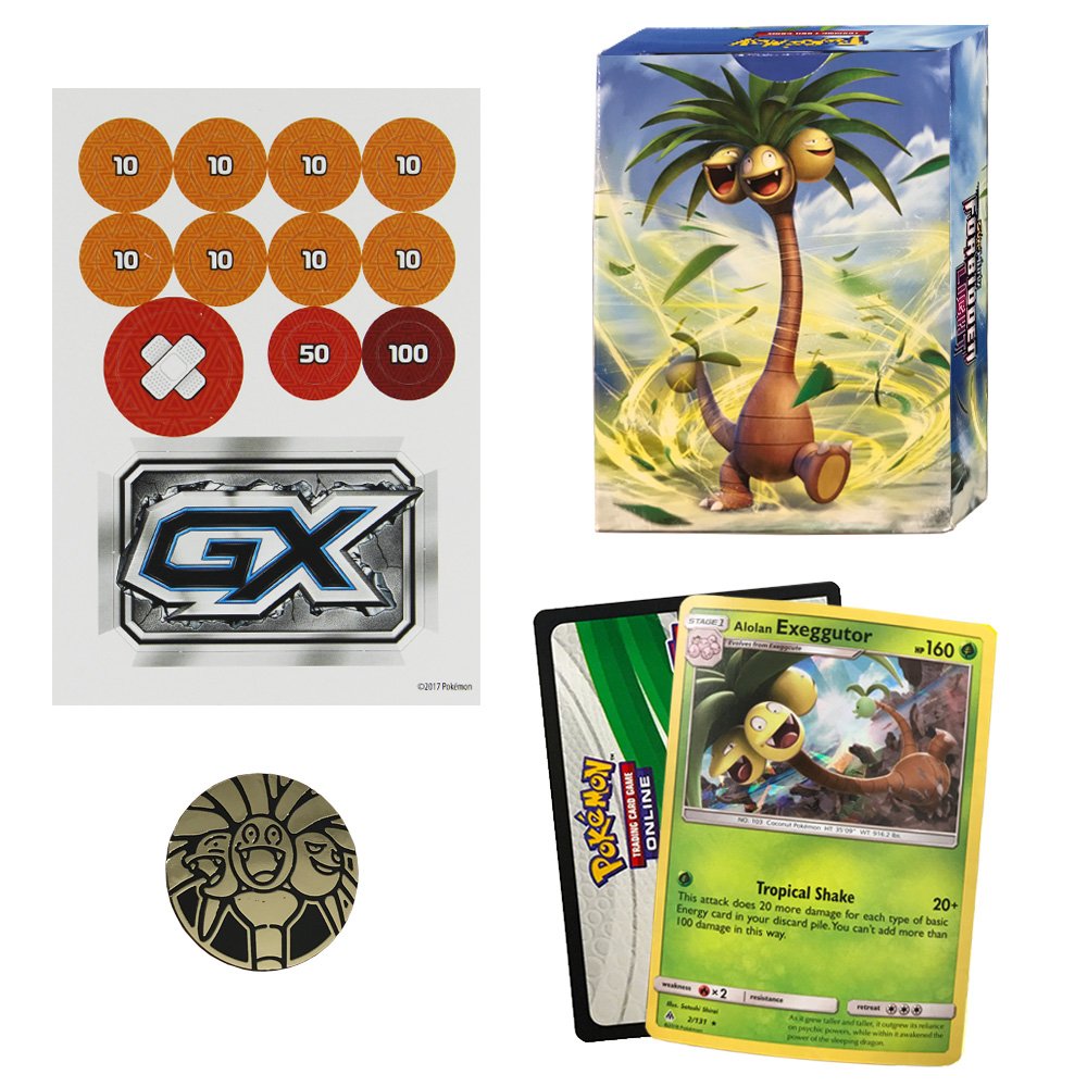 Pokemon TCG: Sun & Moon Forbidden Light, 0 Featuring A Holographic Alolan Exeggutor, Alolan Exeggutor - 3