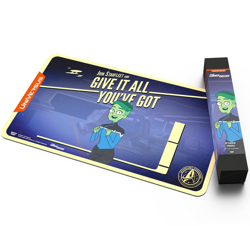 UniVersus: Star Trek: Lower Decks - D’Vana Tendi Playmat - 24 x 14 Neoprene Mat, Tabletop Card Game Accessory, UVS Games, Officially Licensed - 5